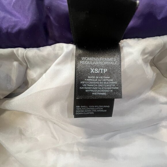 The North Face Women's Aconcagua 550 Fill Down Vest Sz XS Purple Warm Puffer - Picture 7 of 13